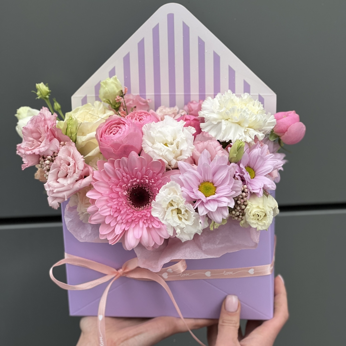 Конверт с цветами