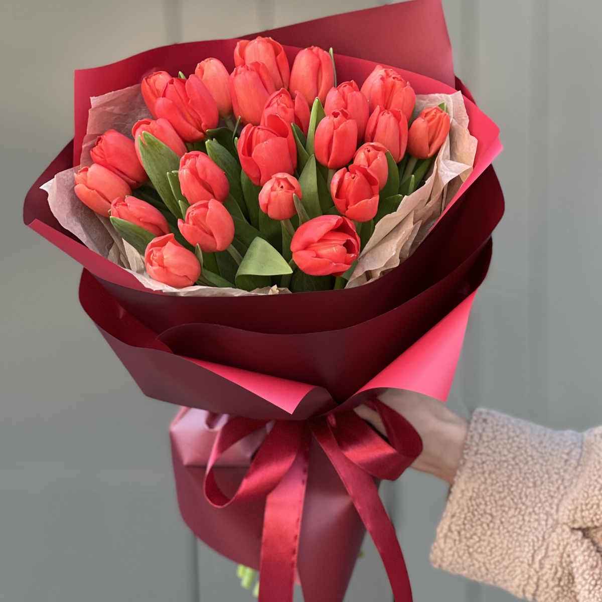 Букет Мэри из 25 тюльпанов