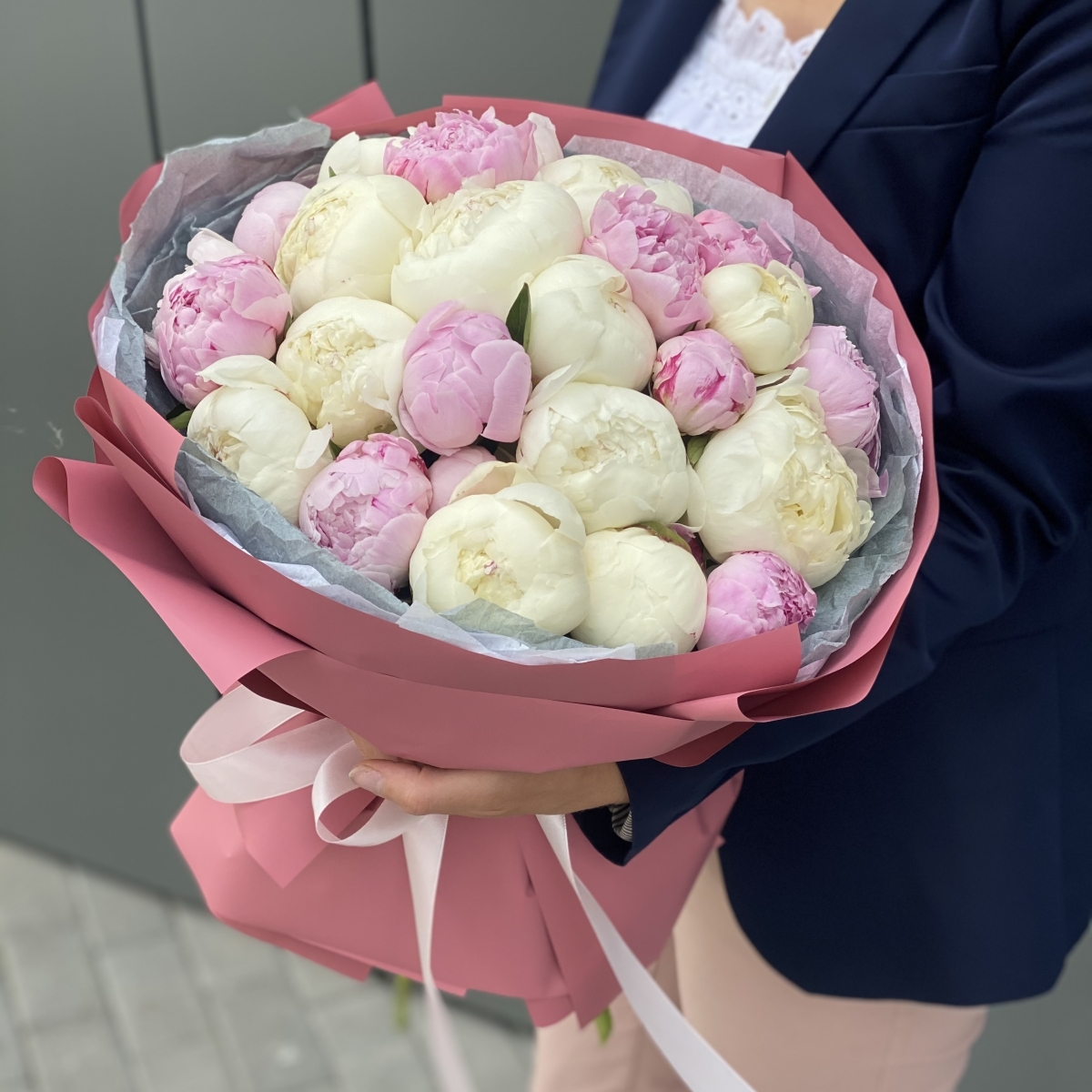 Коробочка Роше из нежно розовой гипсофилы