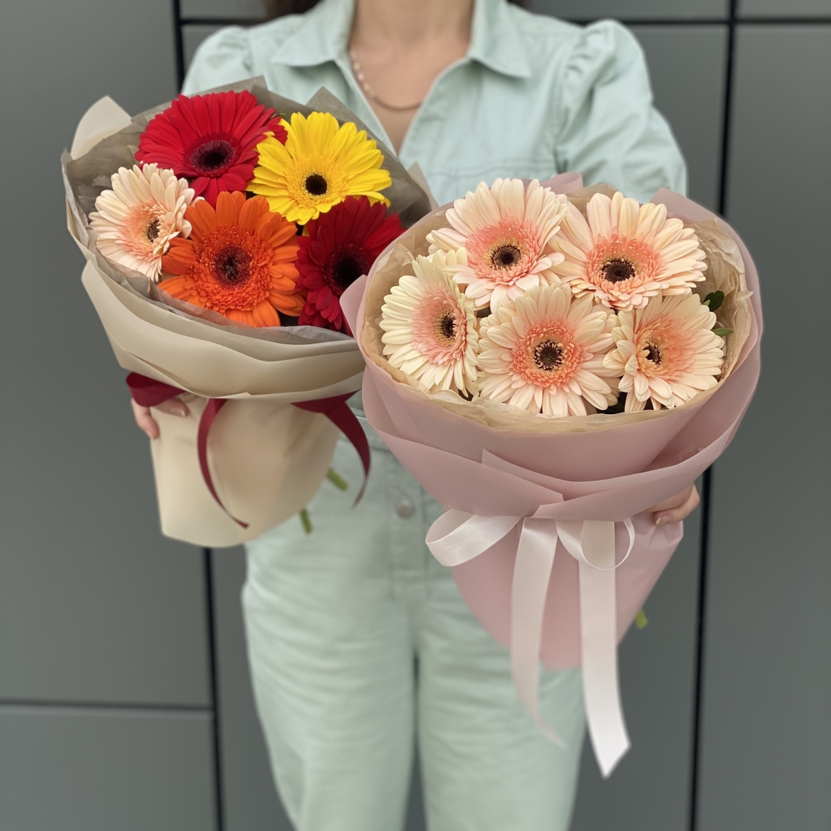 Букет Позитив из 5 гербер