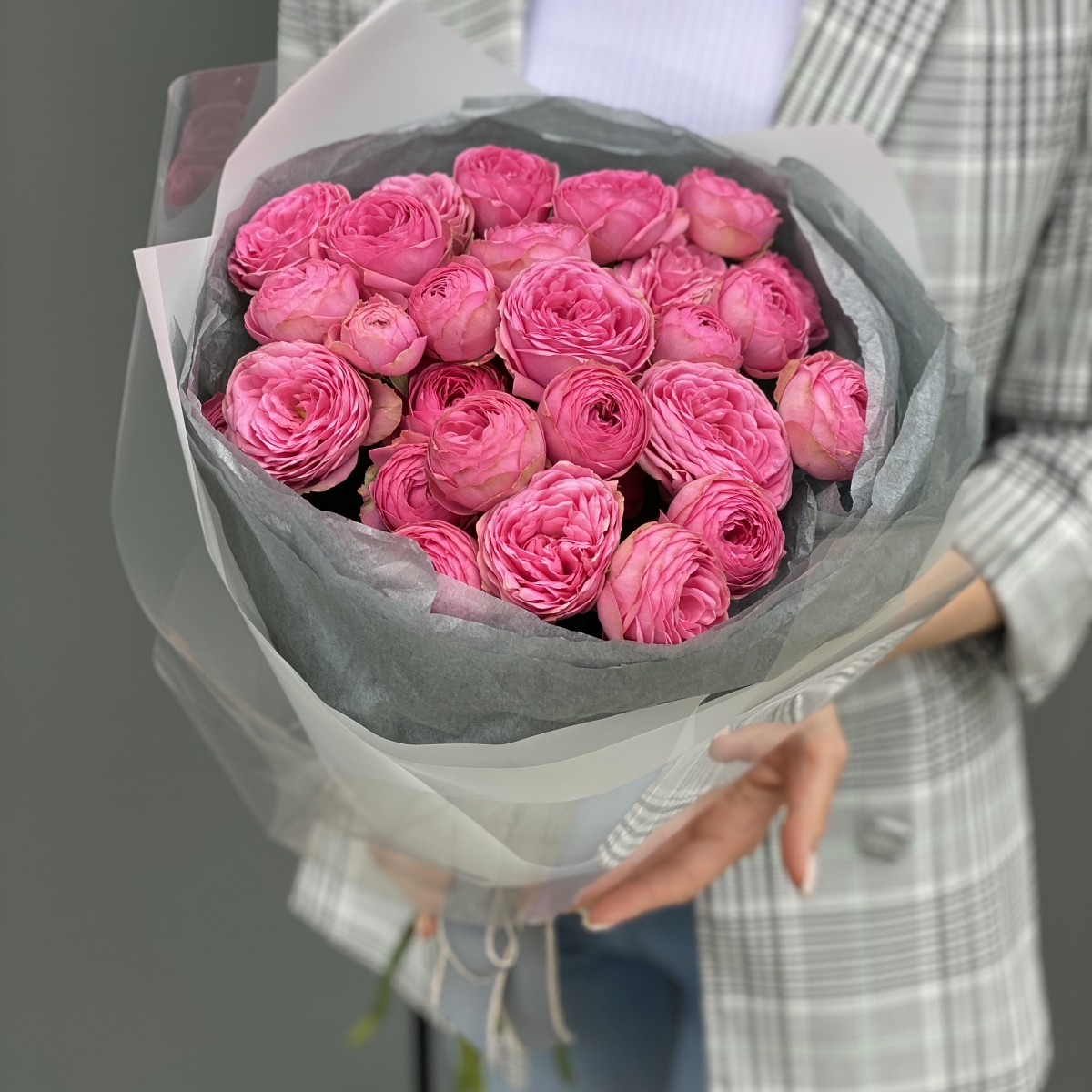 Букет из кустовой розы Жизель