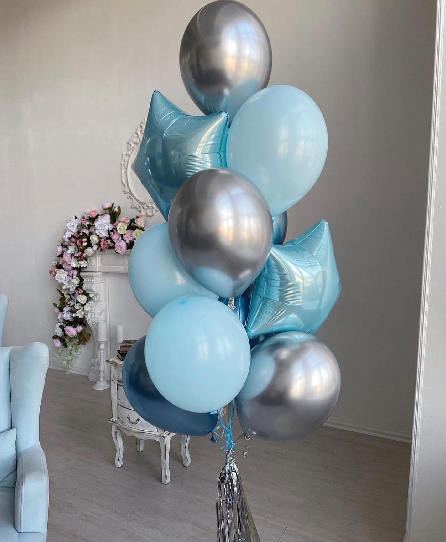 Сет из шаров №6 «Лазурный»