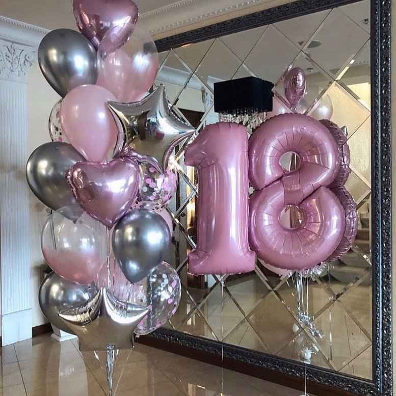 Сет из шаров № 10 "С Днем Рождения"