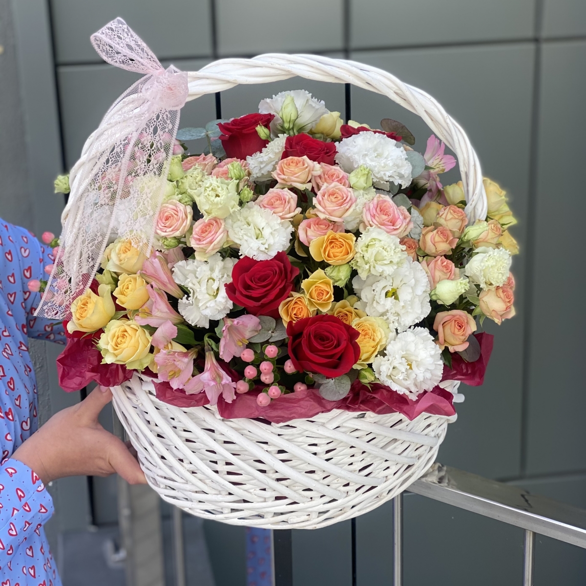 Корзина цветов Акапулько Макси